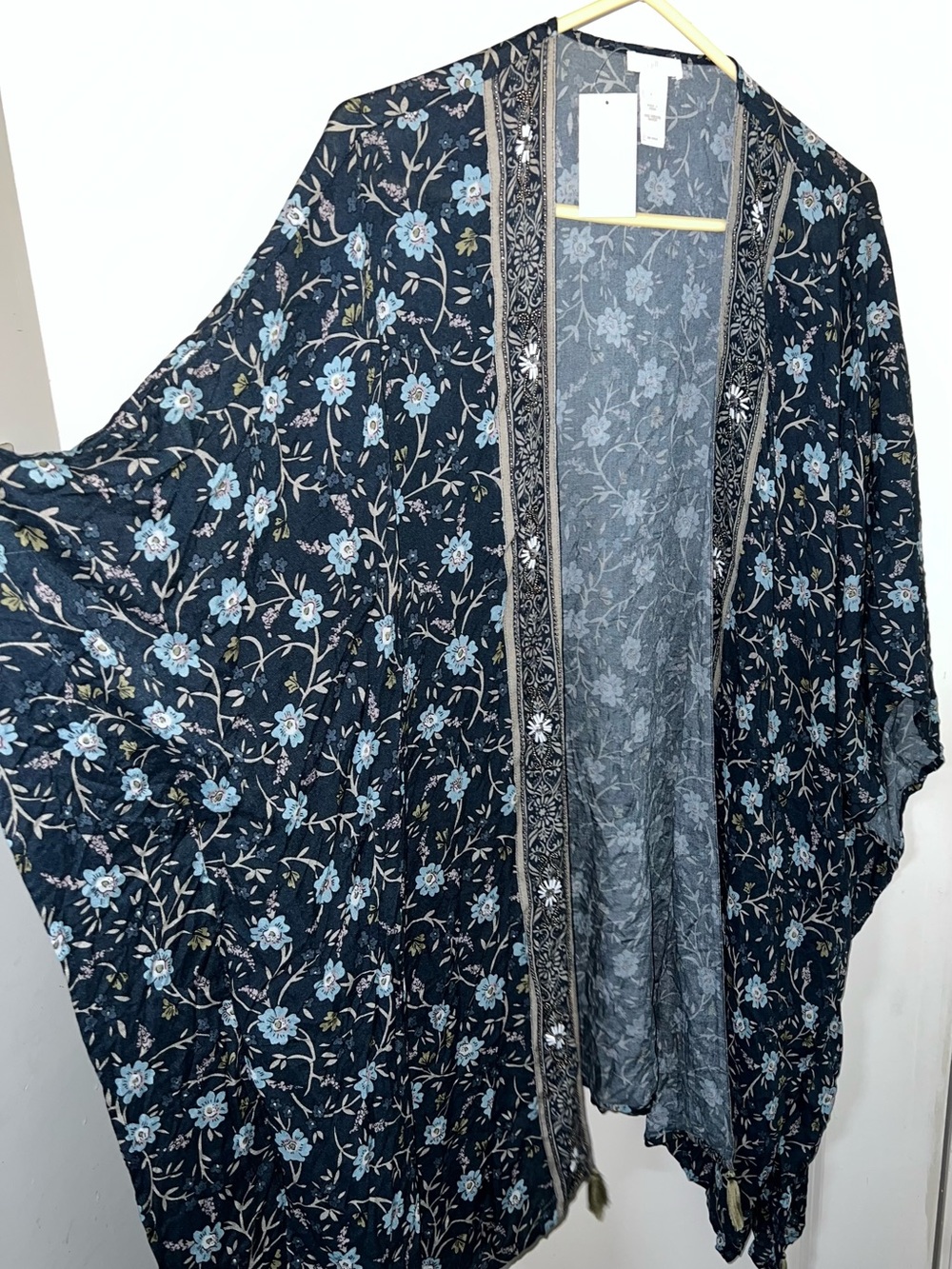 J. jill Lightweight Floral Kimono
